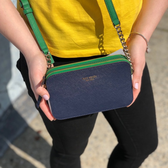 kate spade cameron double zip small crossbody